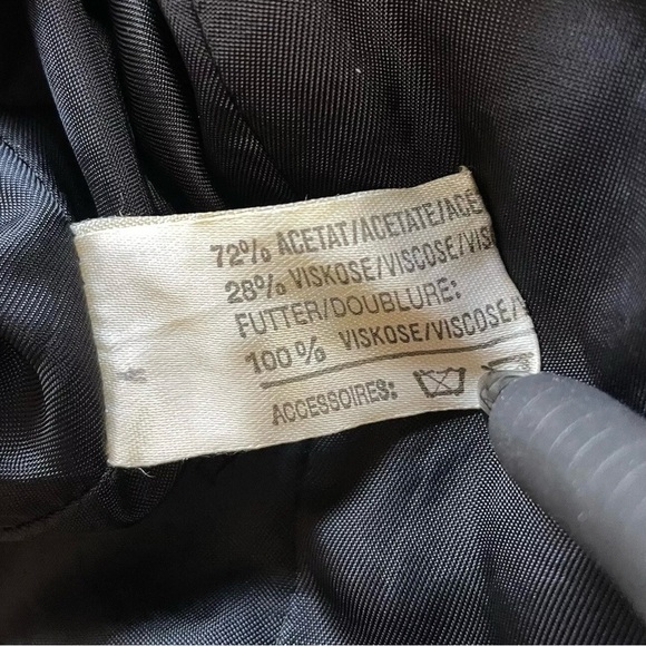 Louis Feraud Beaded Sequined Star Buttoned Formal Blazer Jacket Black Size US 12 - Picture 7 of 8